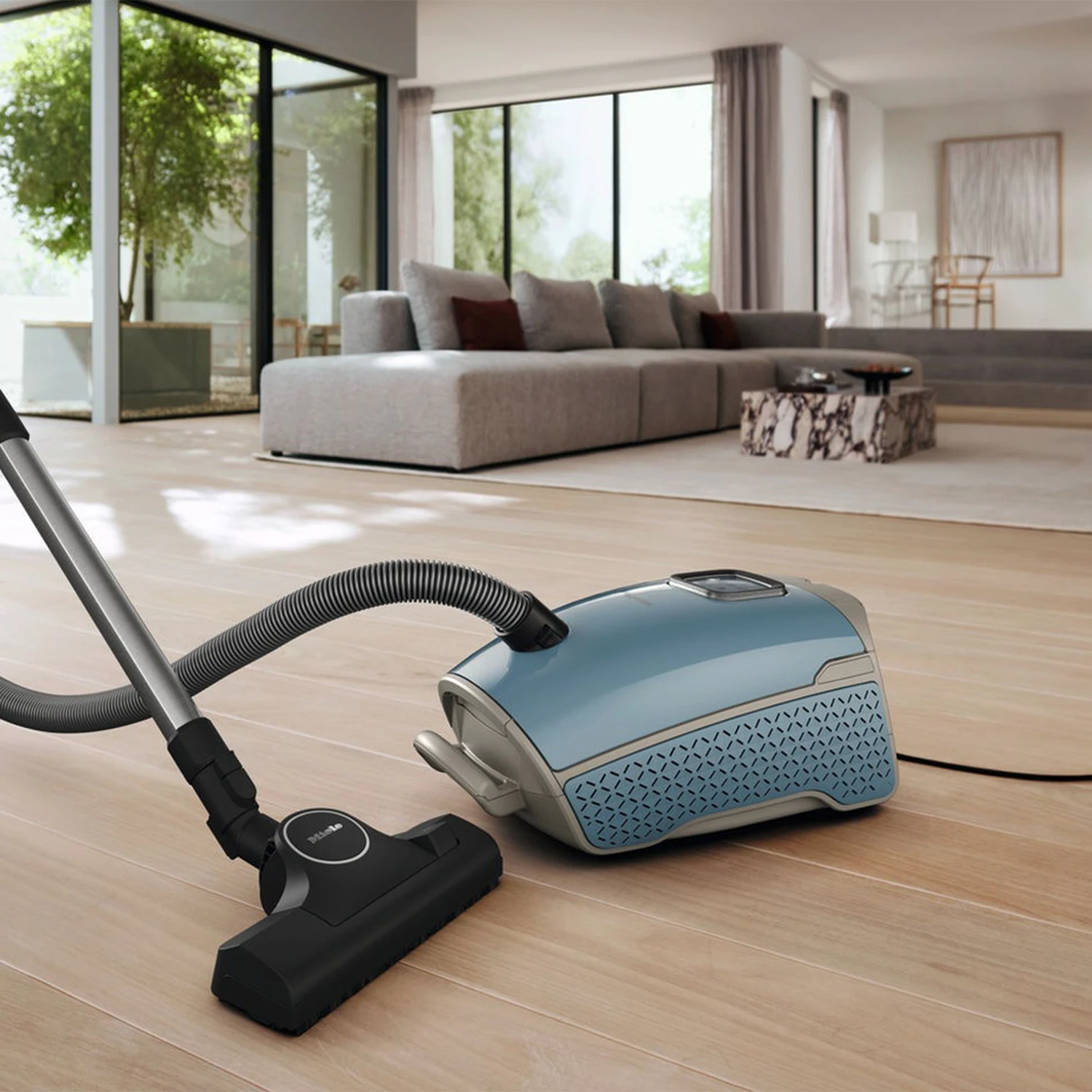 Miele Guard L1 Nordık Toz Torbalı Süpürge Mavi