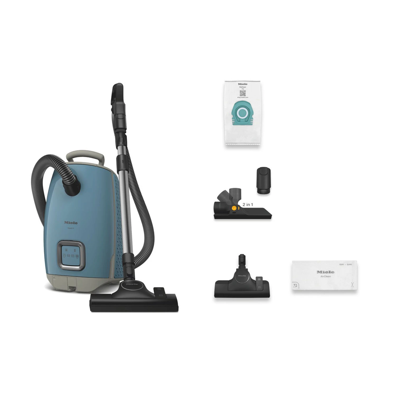 Miele Guard L1 Nordık Toz Torbalı Süpürge Mavi