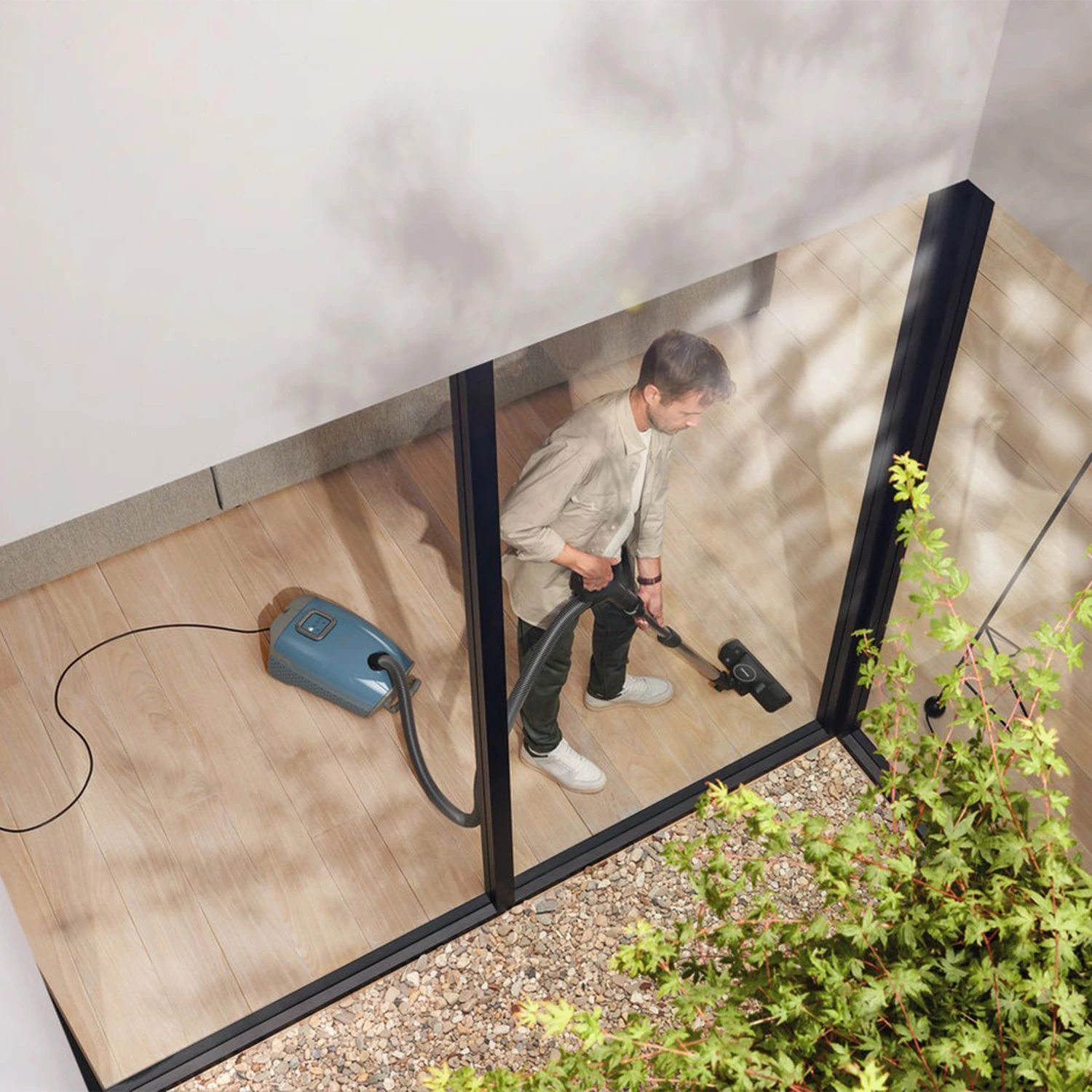 Miele Guard L1 Nordık Toz Torbalı Süpürge Mavi