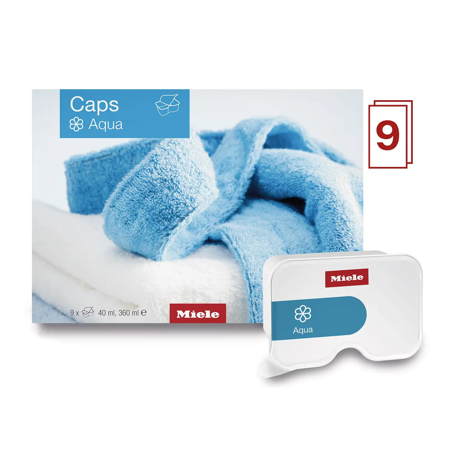 Miele Caps Aqua 9 lu Yumuşatıcı Kapsül