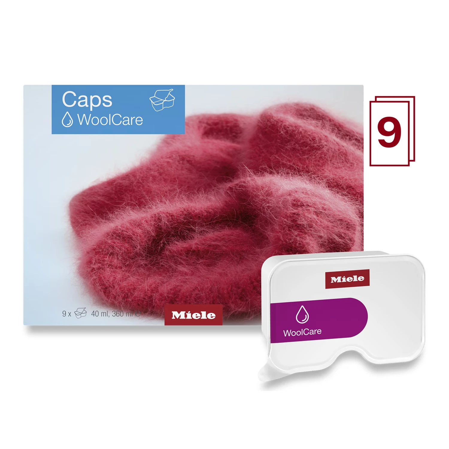Miele Caps WoolCare Yünlüler için 9 lu Kapsül Deterjan