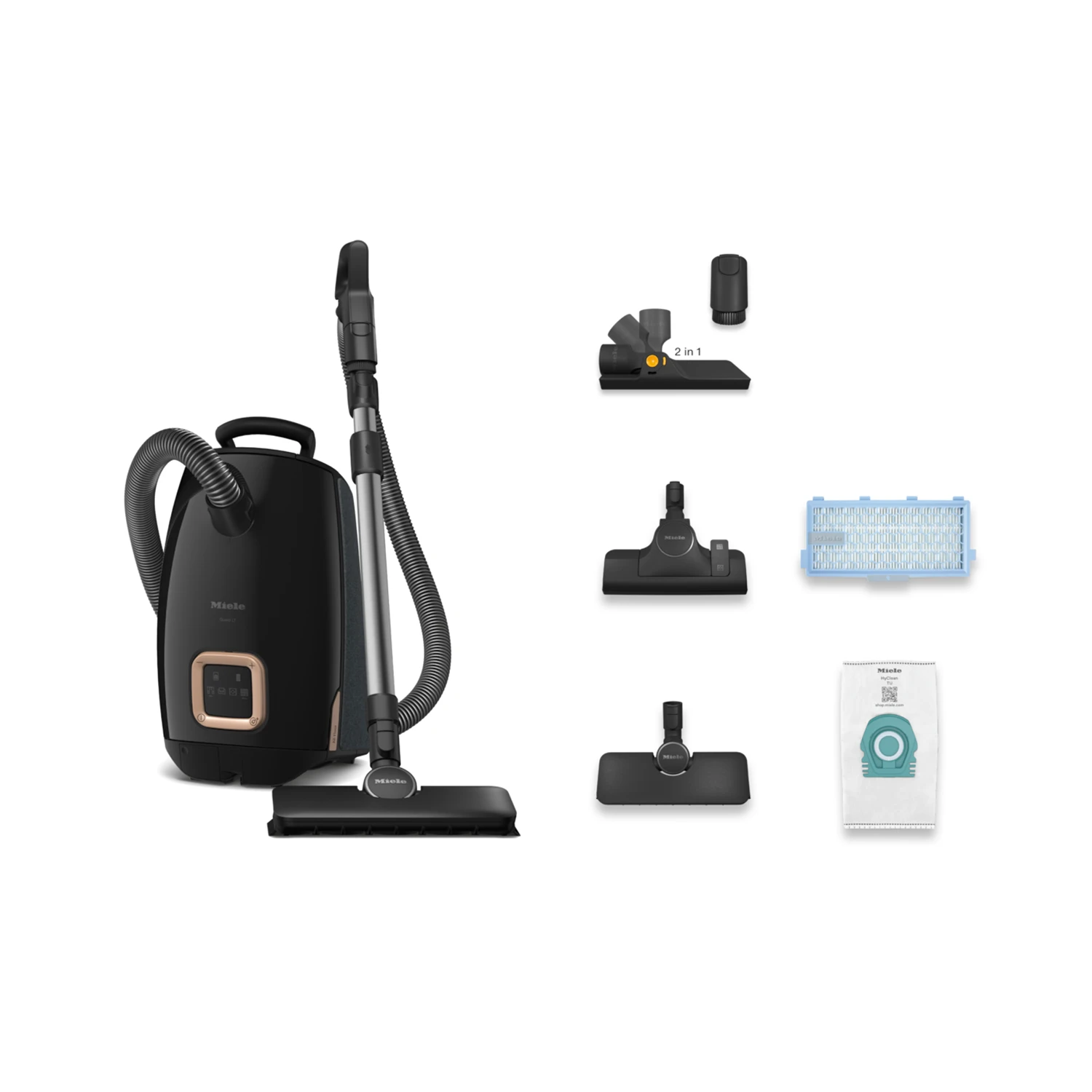 Miele Guard L1 All Floor Siyah Toz Torbalı Süpürge (OUTLET)