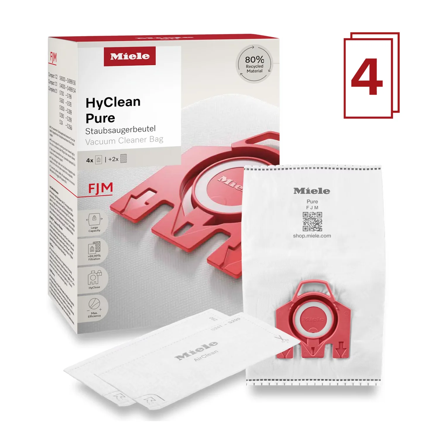 Miele FJM Tipi Toz Torbası HyClean 3D