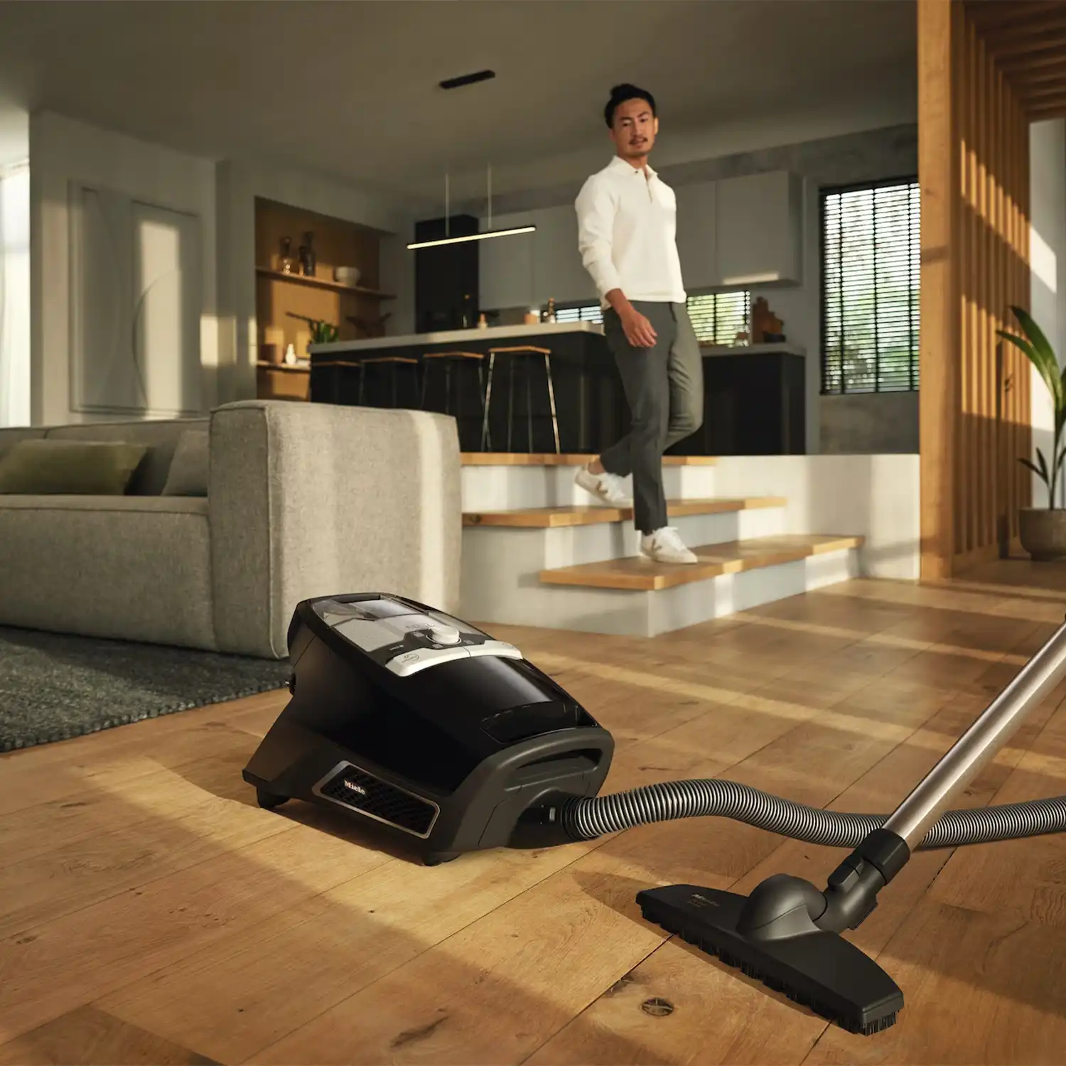 Miele Blizzard CX1 Parquet Flex Obsidian Siyah - SKCF5