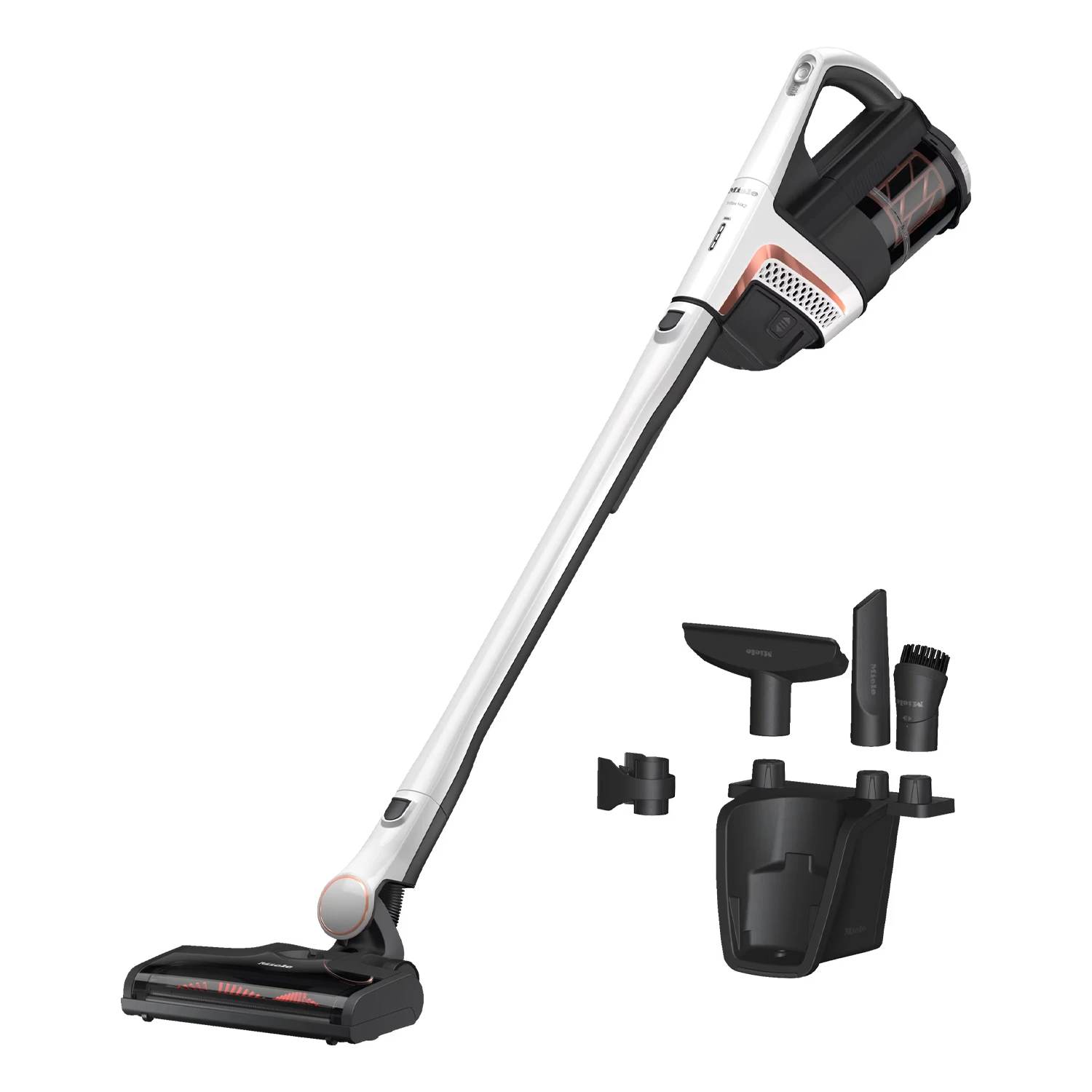Miele Triflex HX2 Beyaz Dikey Şarjlı Süpürge (OUTLET)