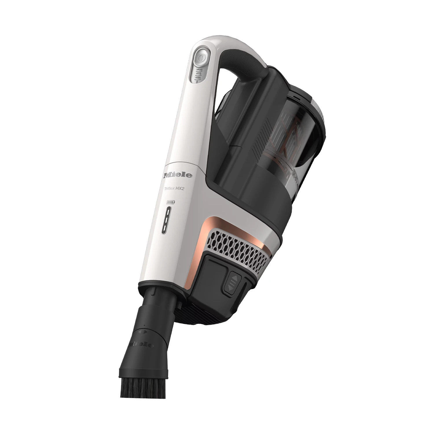 Miele Triflex HX2 Beyaz Dikey Şarjlı Süpürge (OUTLET)
