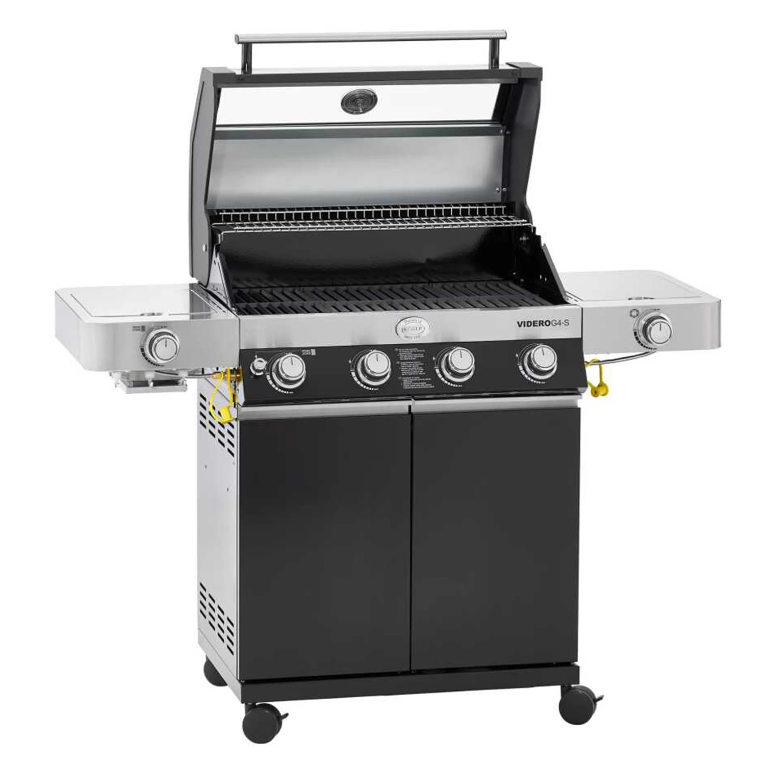 Videro G4-s Vario Gazlı Barbekü Istasyonu - Siyah