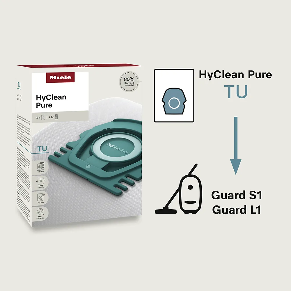 Miele HyClean Pure TU 4 Toz Torbası