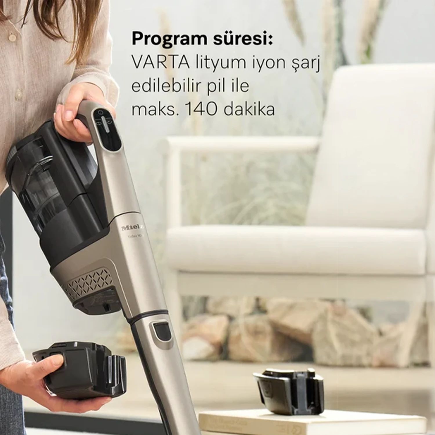 Miele Triflex HX3 Plus - Şarjlı Dik Süpürge