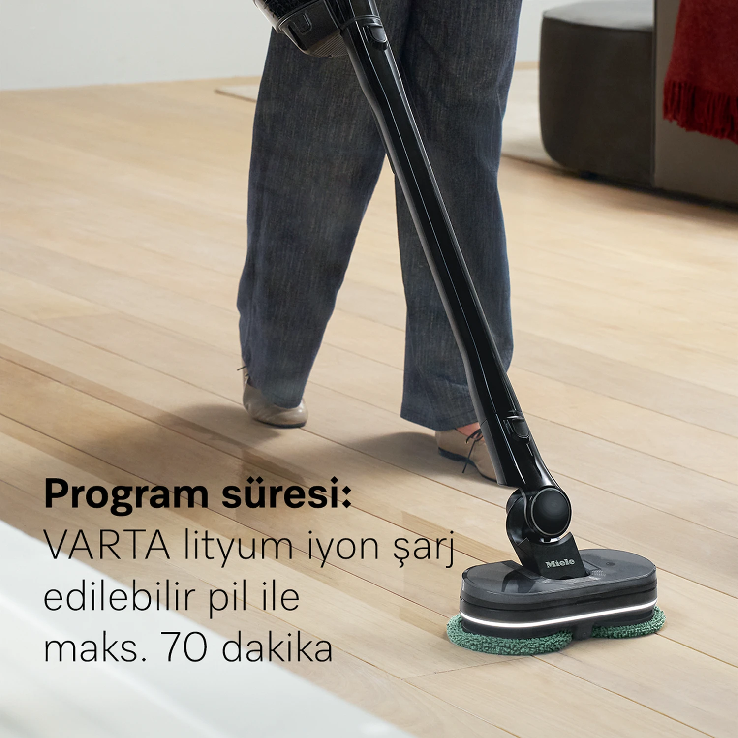 Miele Triflex HX3 Aqua - Şarjlı Dik Süpürge